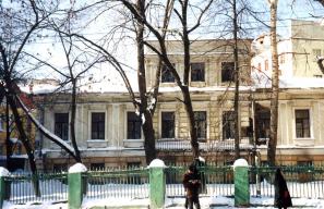 Дом по Пречистинскому (Гоголевскому) бульвару 31, где помещалось издательство "Мусагет"